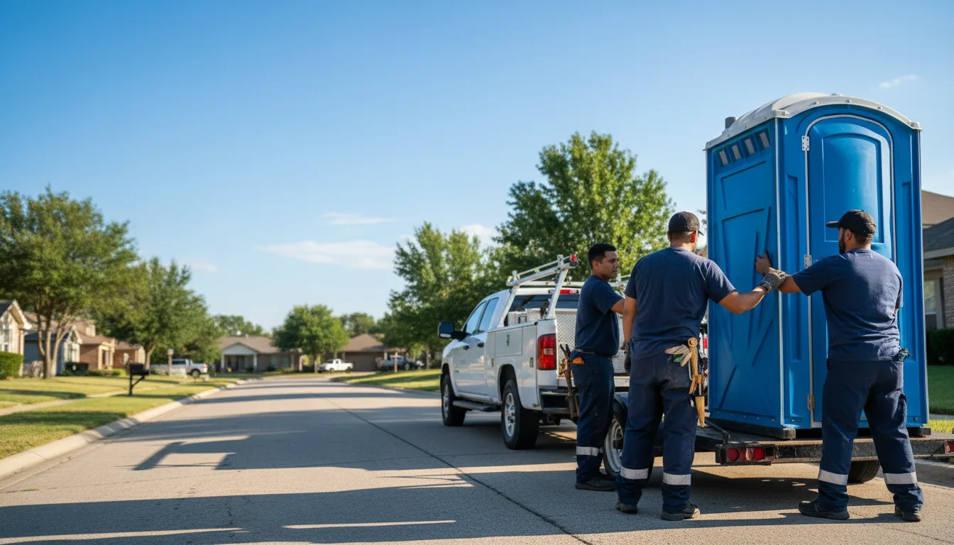 Portable Toilet Rental in Farmersville, IL near me